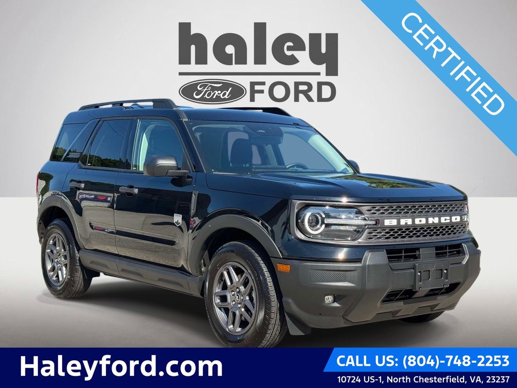 Shadow Black 2025 Ford Bronco Sport SUV / Crossover All-Wheel Drive 8-Speed Automatic