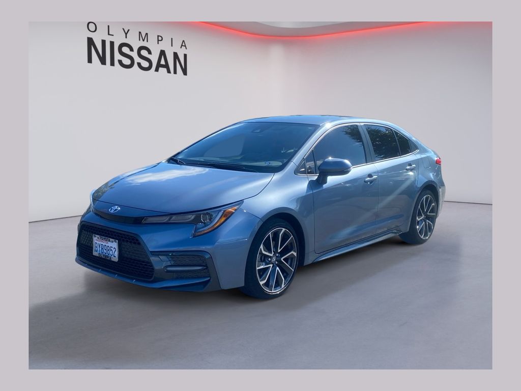 Celestite 2021 Toyota Corolla Sedan Front-Wheel Drive Continuously Variable Transmission