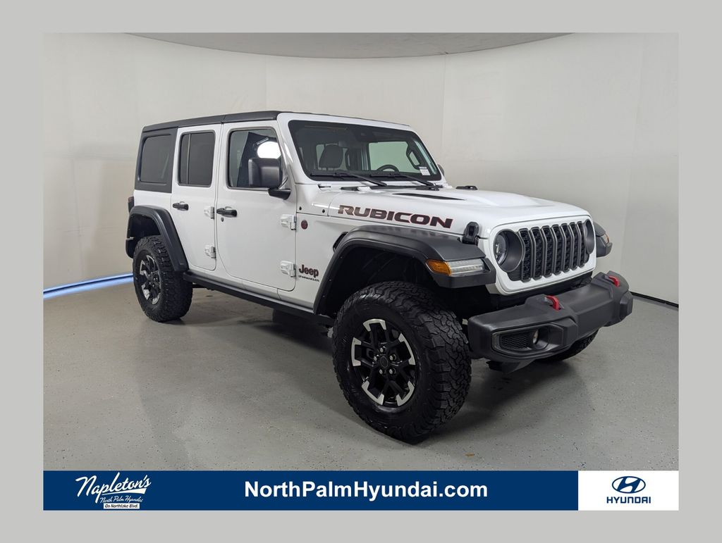 Bright White Clearcoat 2025 Jeep Wrangler SUV / Crossover Four-Wheel Drive 8-Speed Automatic