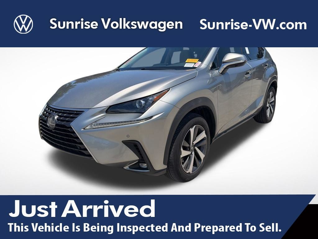 Silver Lining Metallic 2019 Lexus NX Hybrid 300h AWD SUV / Crossover All-Wheel Drive Continuously Variable Transmission