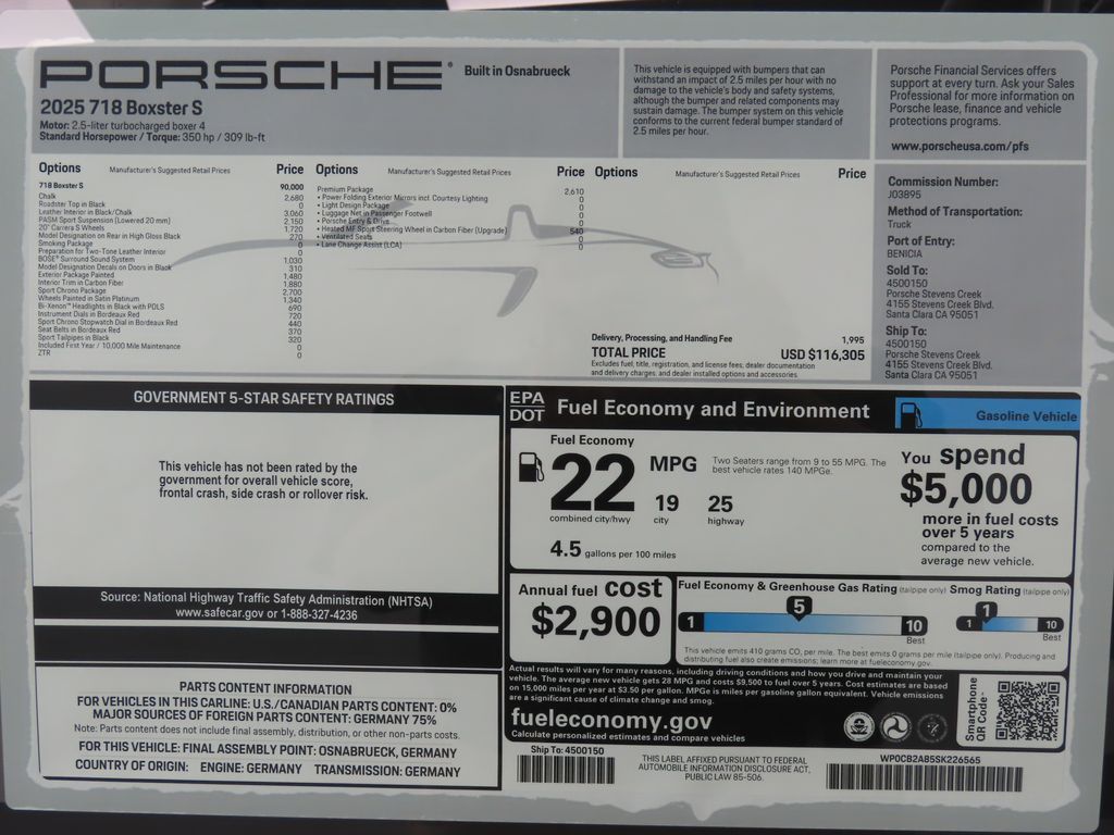 Thumbnail: 2025 Porsche 718 Boxster - 22