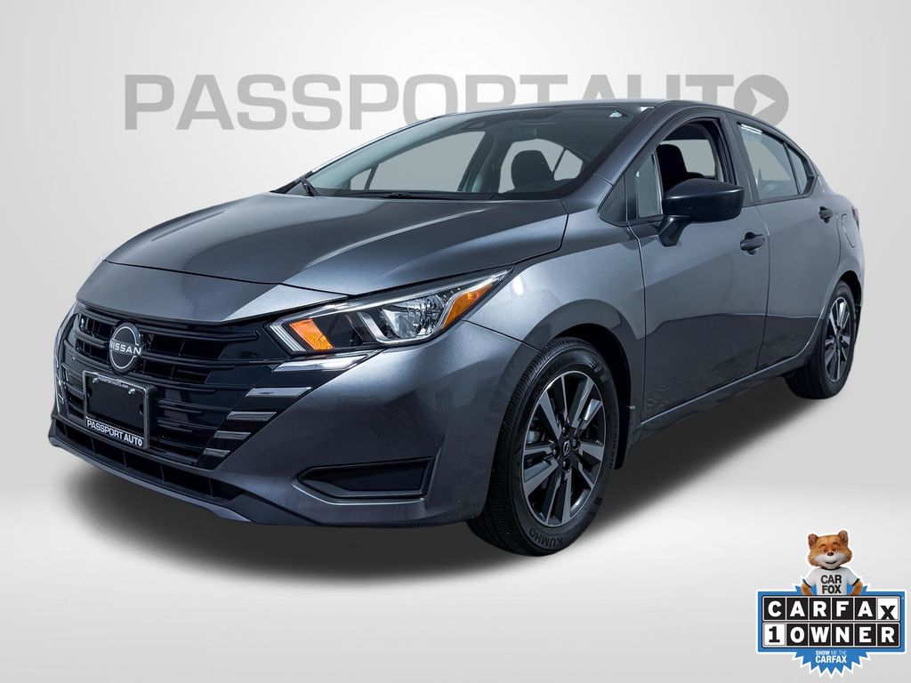 Gray (Gun Metallic) 2024 Nissan Versa Sedan Front-Wheel Drive Continuously Variable Transmission