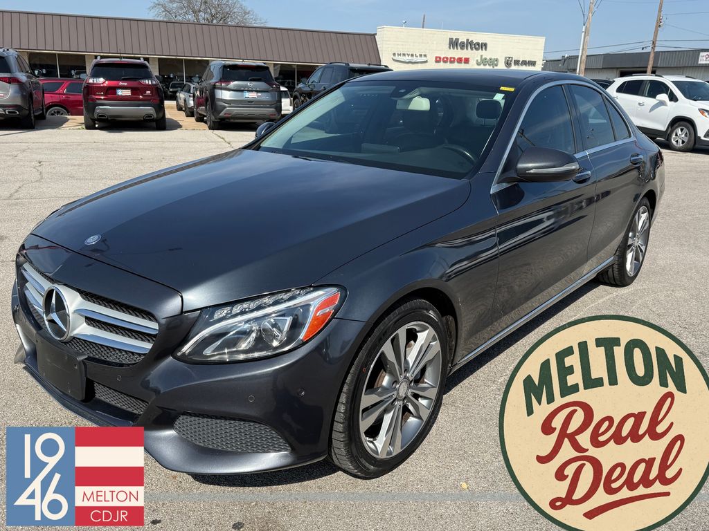 Black 2016 Mercedes-Benz C-Class C 300 Sedan Rear-Wheel Drive 7-Speed Automatic
