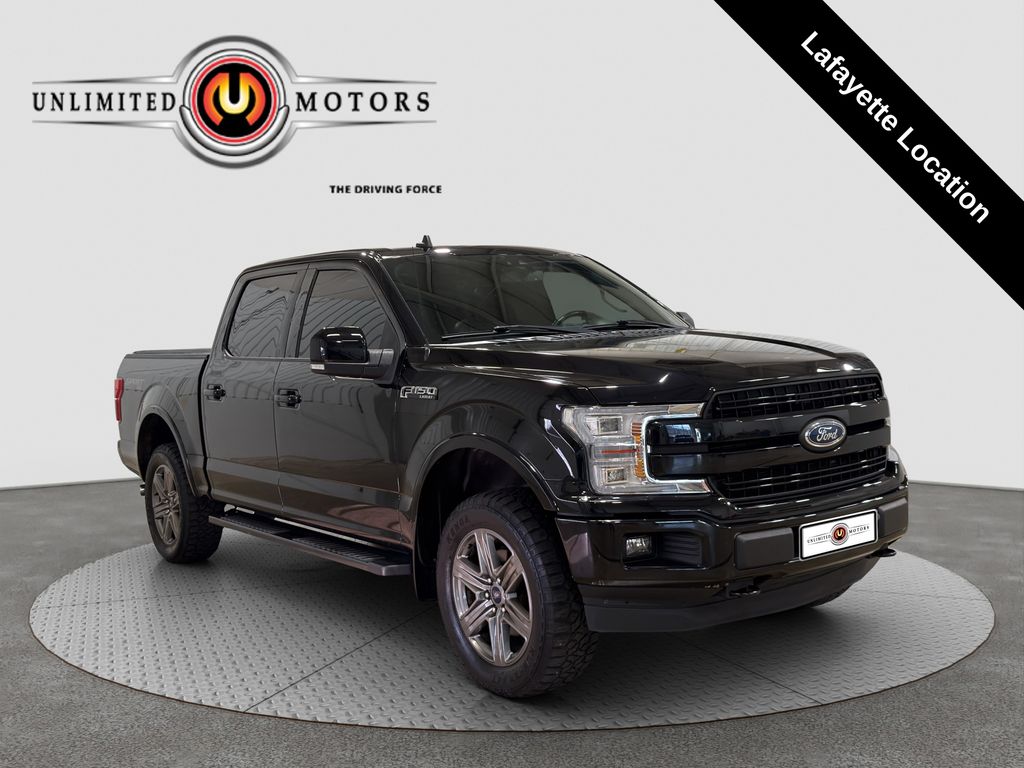 Black 2020 Ford F-150 Pickup Truck Four-Wheel Drive Automatic