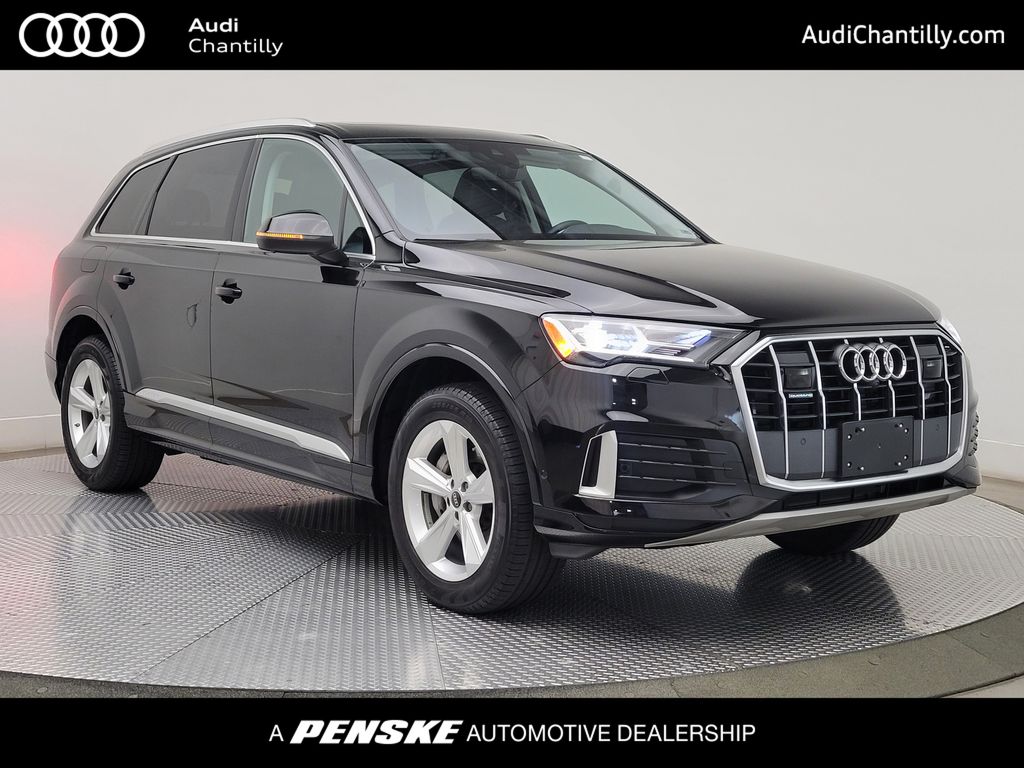 Black Metallic 2023 Audi Q7 SUV / Crossover All-Wheel Drive 8-Speed Automatic