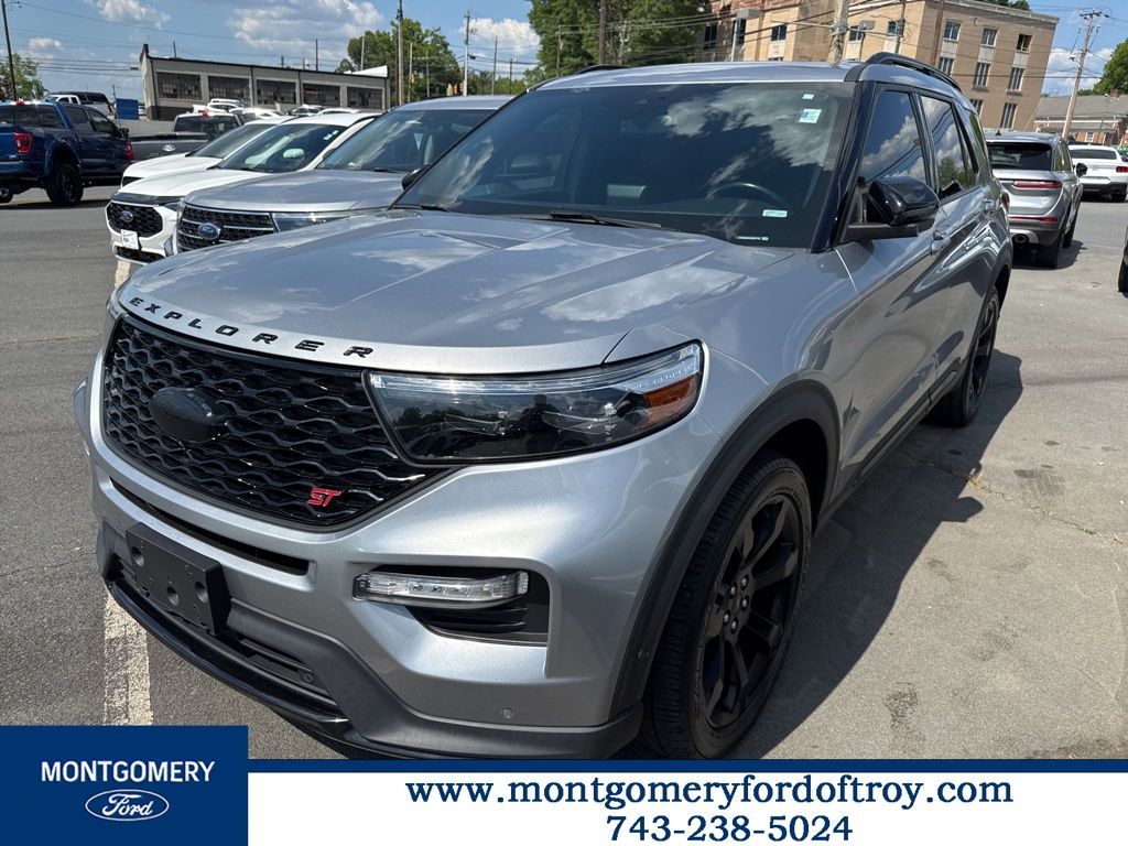 Silver Metallic 2020 Ford Explorer ST AWD SUV / Crossover All-Wheel Drive Automatic