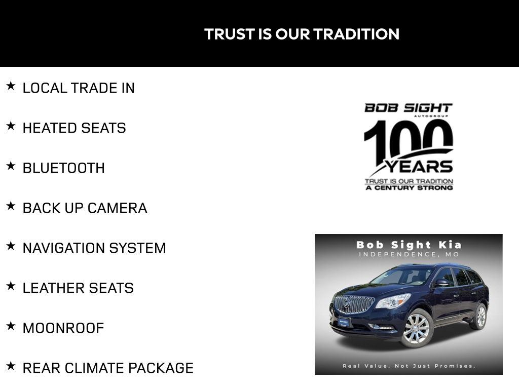 Used 2017 Buick Enclave Premium with VIN 5GAKVCKD9HJ192778 for sale in Kansas City