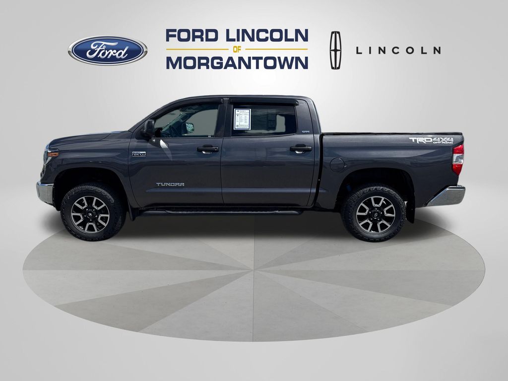 Magnetic Gray Metallic 2019 Toyota Tundra SR5 CrewMax 5.7L 4WD Pickup Truck Four-Wheel Drive 6-Speed Automatic