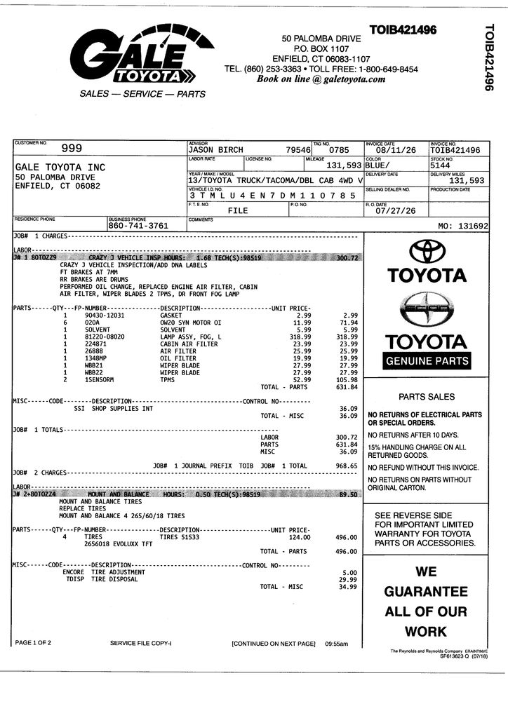 Used 2013 Toyota Tacoma Truck