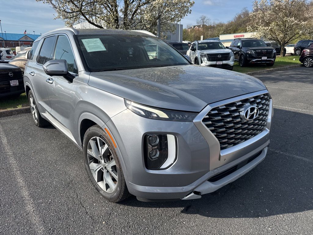 Lagoon Silver 2021 Hyundai Palisade Limited AWD SUV / Crossover All-Wheel Drive 8-Speed Automatic