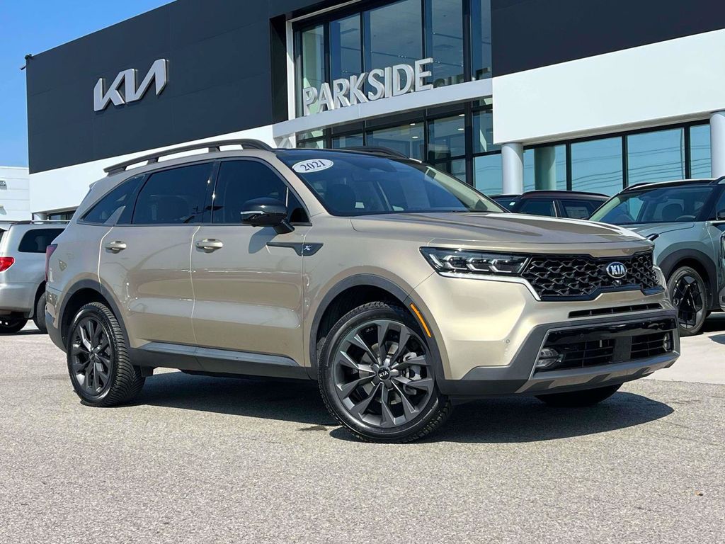 Brown (Beige) 2021 Kia Sorento SUV / Crossover All-Wheel Drive 8-Speed Dual Clutch
