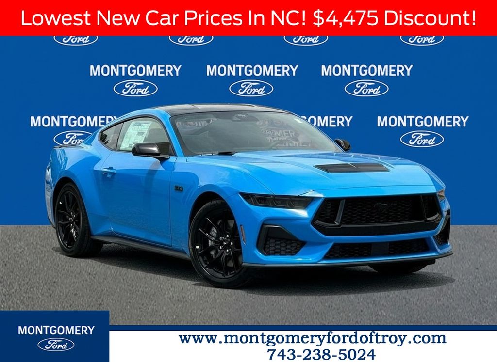 Grabber Blue Metallic 2026 Ford Mustang Coupe Rear-Wheel Drive Automatic