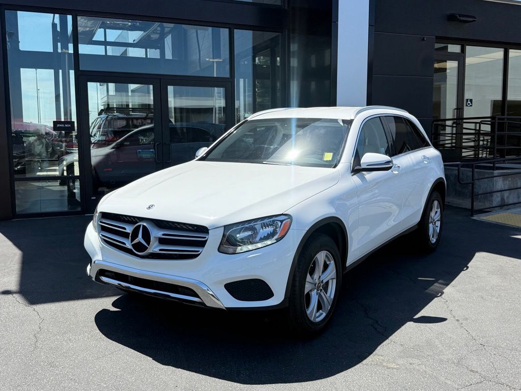 White 2018 Mercedes-Benz GLC SUV / Crossover All-Wheel Drive 9-Speed Automatic