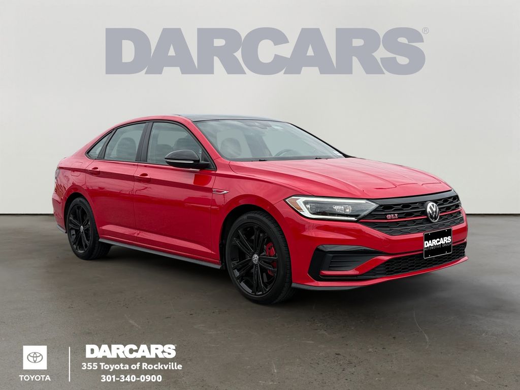 Tornado Red 2021 Volkswagen Jetta GLI Sedan Front-Wheel Drive 7-Speed Dual Clutch