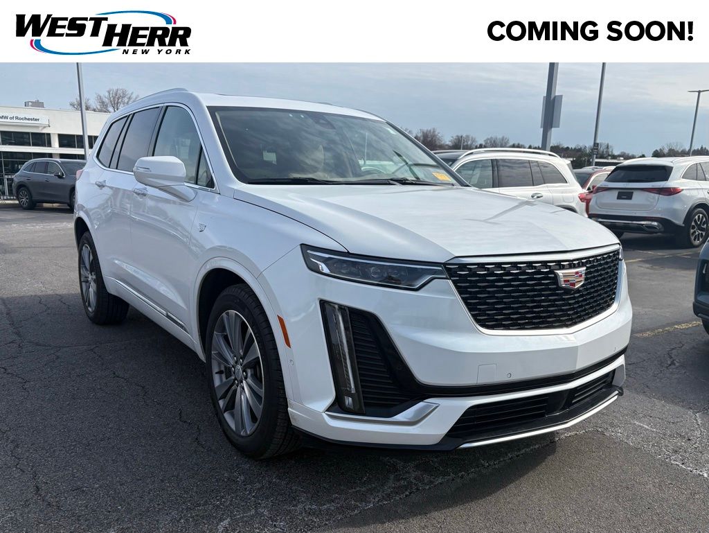 Crystal White Tricoat 2024 Cadillac XT6 Premium Luxury AWD SUV / Crossover Four-Wheel Drive 9-Speed Automatic