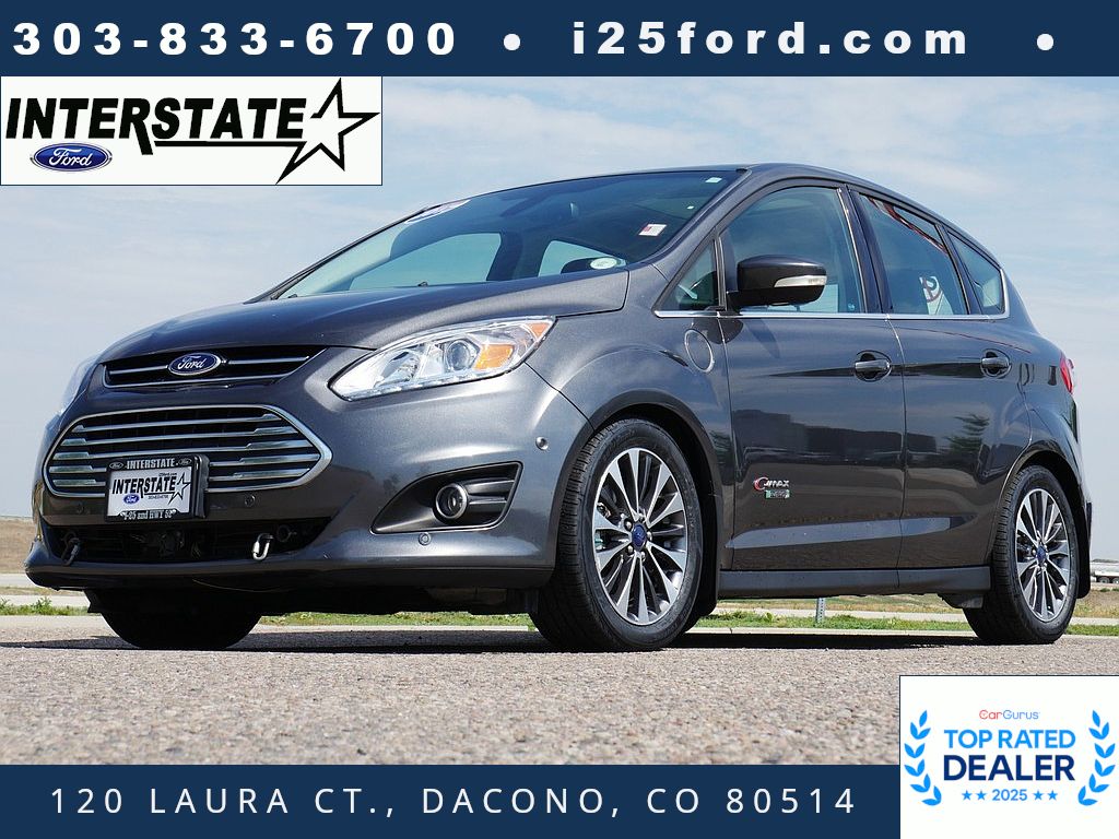 Gray (Magnetic Metallic) 2017 Ford C-Max Energi Wagon Front-Wheel Drive Continuously Variable Transmission