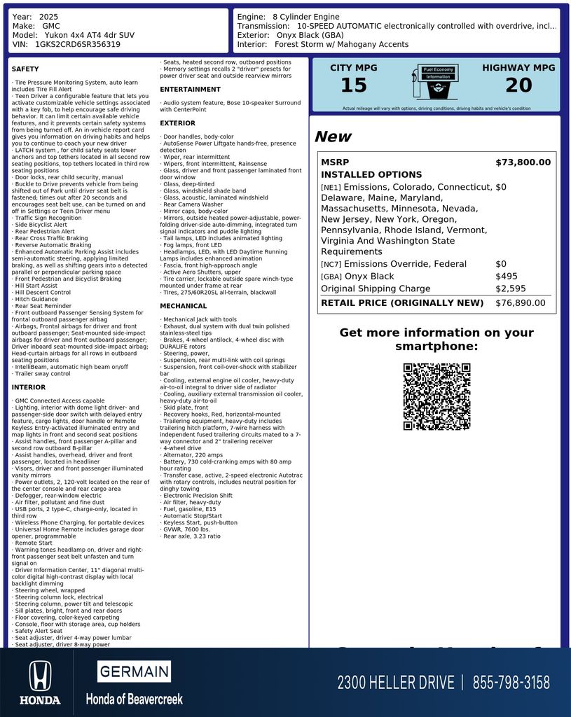 Used 2025 Black GMC AT4 image 33