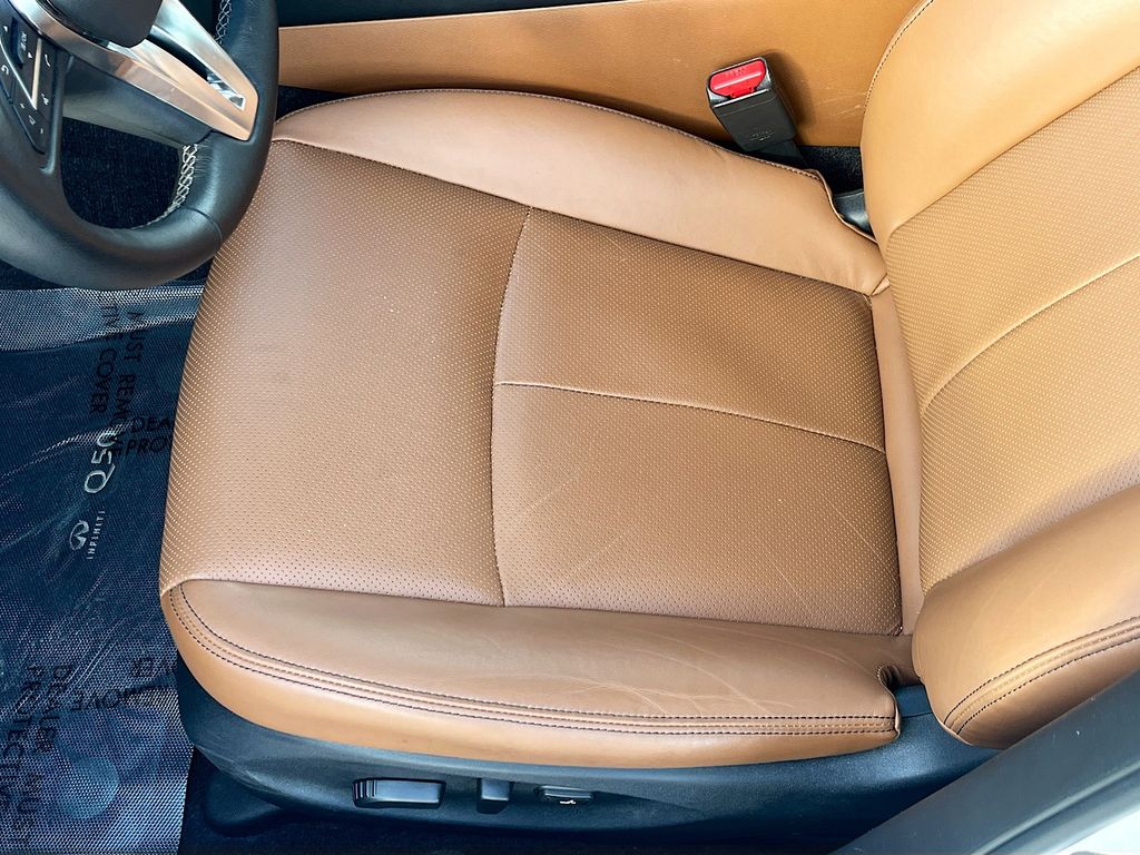 2024 INFINITI Q50 LUXE White at AutoSavvy Houston Southwest