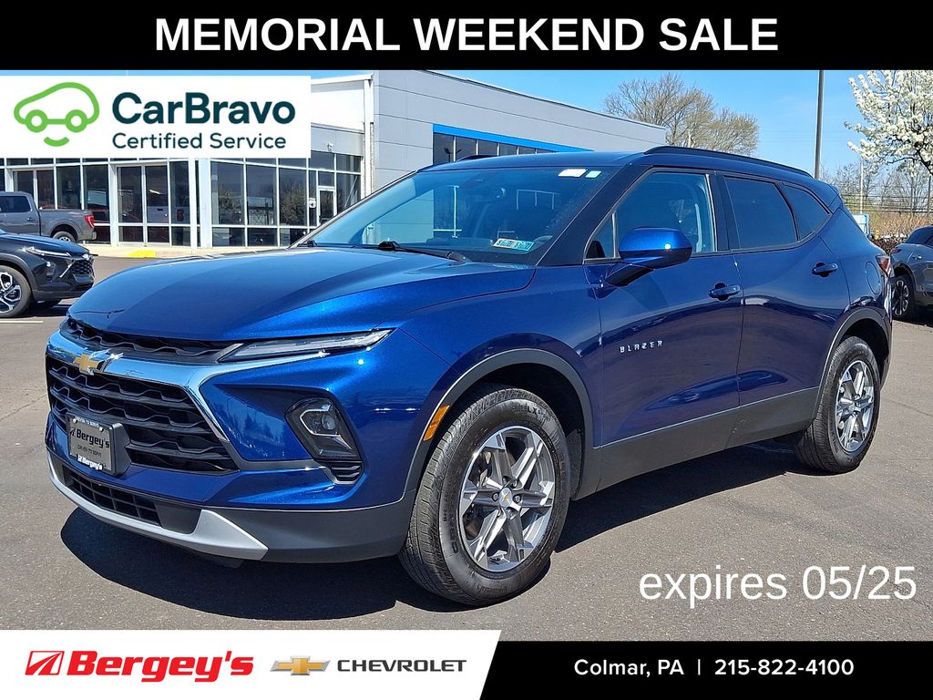 Blue Glow Metallic 2023 Chevrolet Blazer 2LT AWD SUV / Crossover All-Wheel Drive 9-Speed Automatic Overdrive