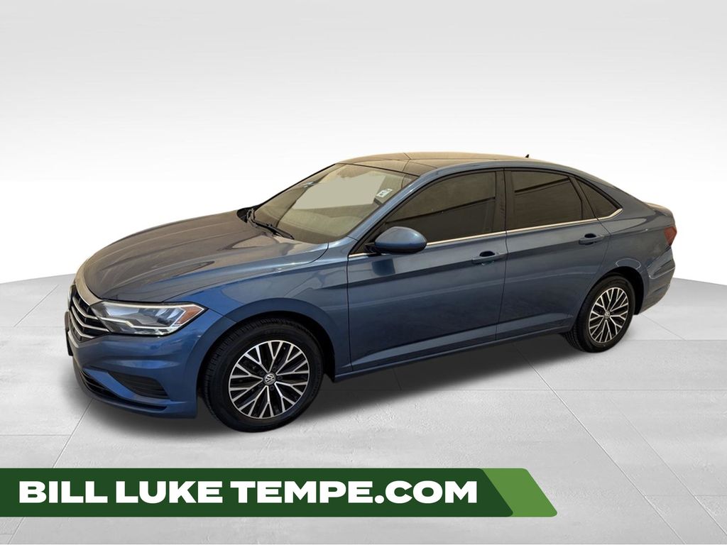 Blue Silk Metallic 2019 Volkswagen Jetta Sedan Front-Wheel Drive 8-Speed Automatic
