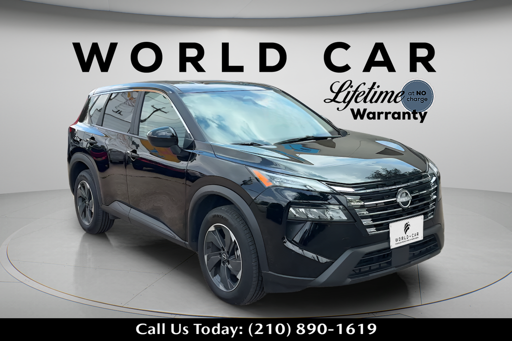 Super Black 2025 Nissan Rogue SUV / Crossover Front-Wheel Drive Continuously Variable Transmission