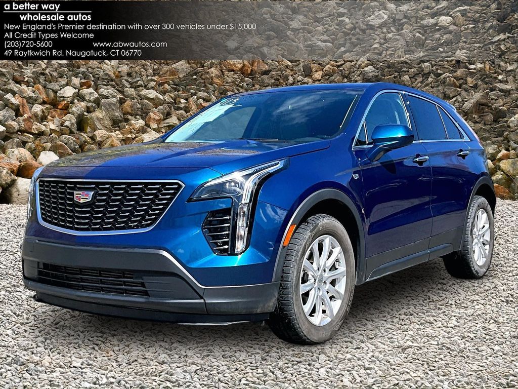 Blue 2019 Cadillac XT4 Luxury AWD SUV / Crossover Four-Wheel Drive 9-Speed Automatic