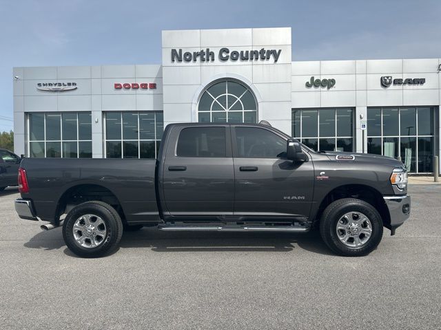 Gray (Granite Crystal Metallic Clearcoat) 2024 RAM 2500 Big Horn Crew Cab 4WD Pickup Truck Four-Wheel Drive 6-Speed Automatic