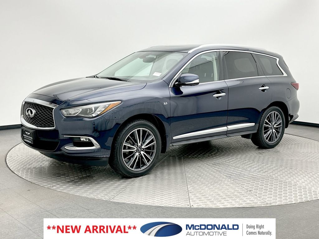 Hermosa Blue 2018 INFINITI QX60 AWD SUV / Crossover All-Wheel Drive Continuously Variable Transmission