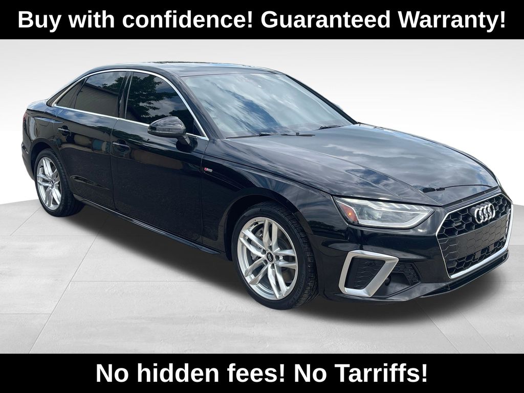 Mythos Black Metallic 2020 Audi A4 Sedan All-Wheel Drive 7-Speed Automatic