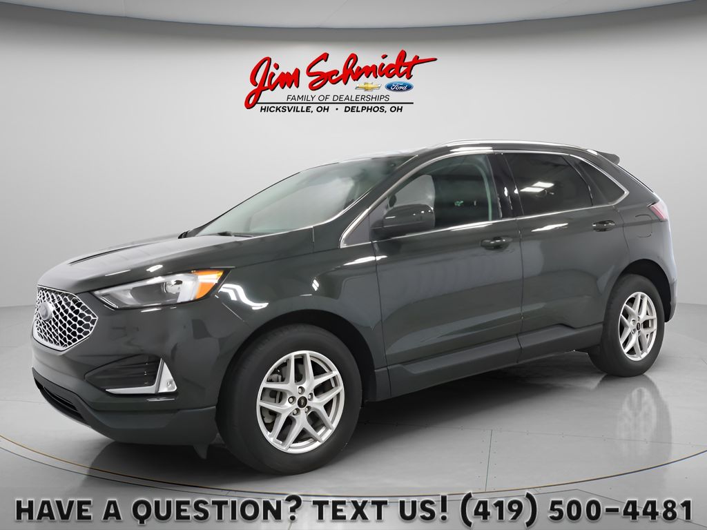 Forged Green Metallic 2024 Ford Edge SUV / Crossover All-Wheel Drive 8-Speed Automatic