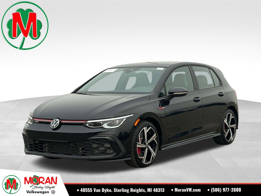 Black Metallic 2024 Volkswagen Golf GTI Hatchback Front-Wheel Drive 7-Speed Dual Clutch