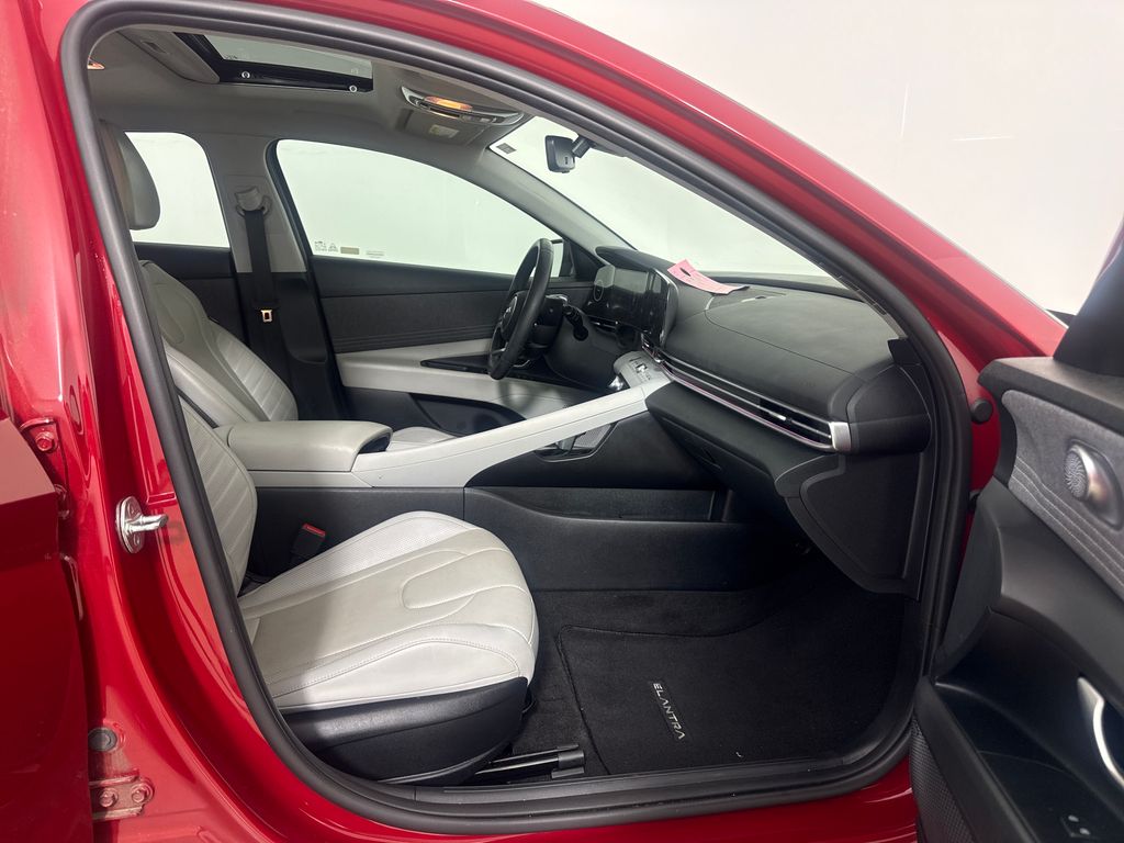 2022 Scarlet Red Hyundai Elantra Hybrid Limited FWD Sedan