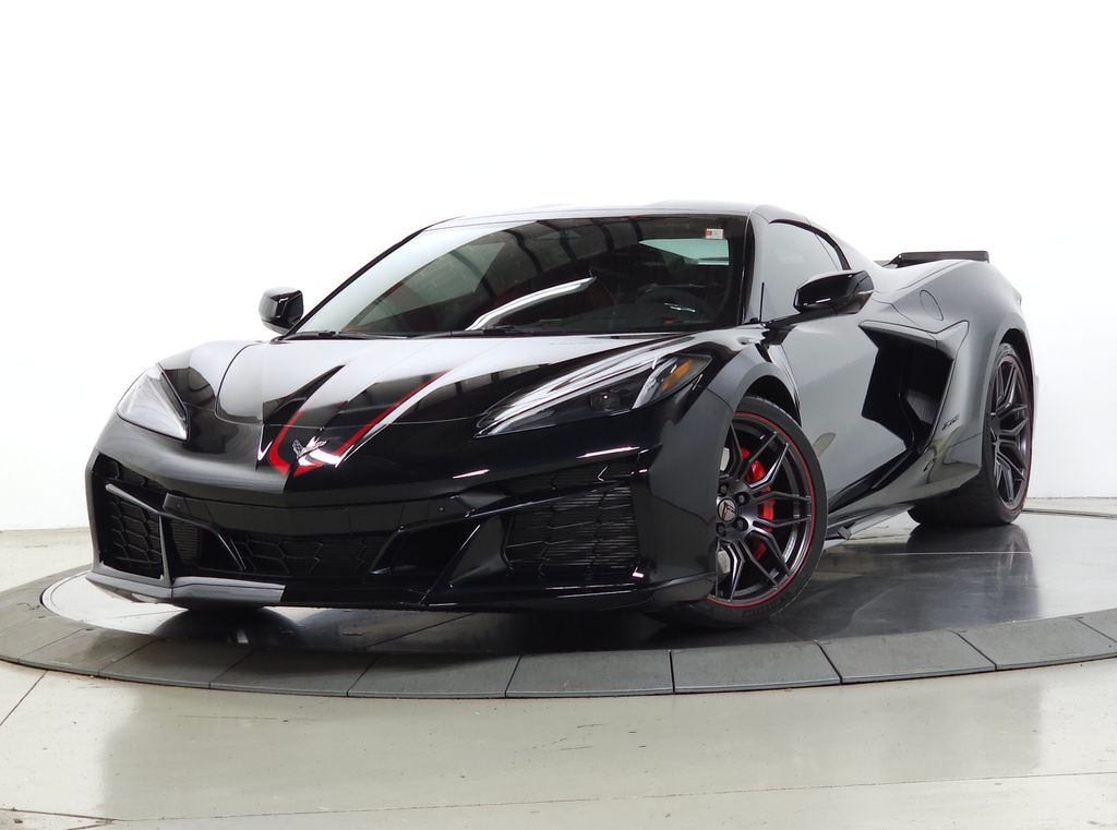 Black 2025 Chevrolet Corvette Coupe Rear-Wheel Drive 8-Speed Dual Clutch