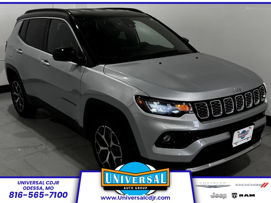 Silver Zynith Metallic Clearcoat 2025 Jeep Compass SUV / Crossover Four-Wheel Drive 8-Speed Automatic