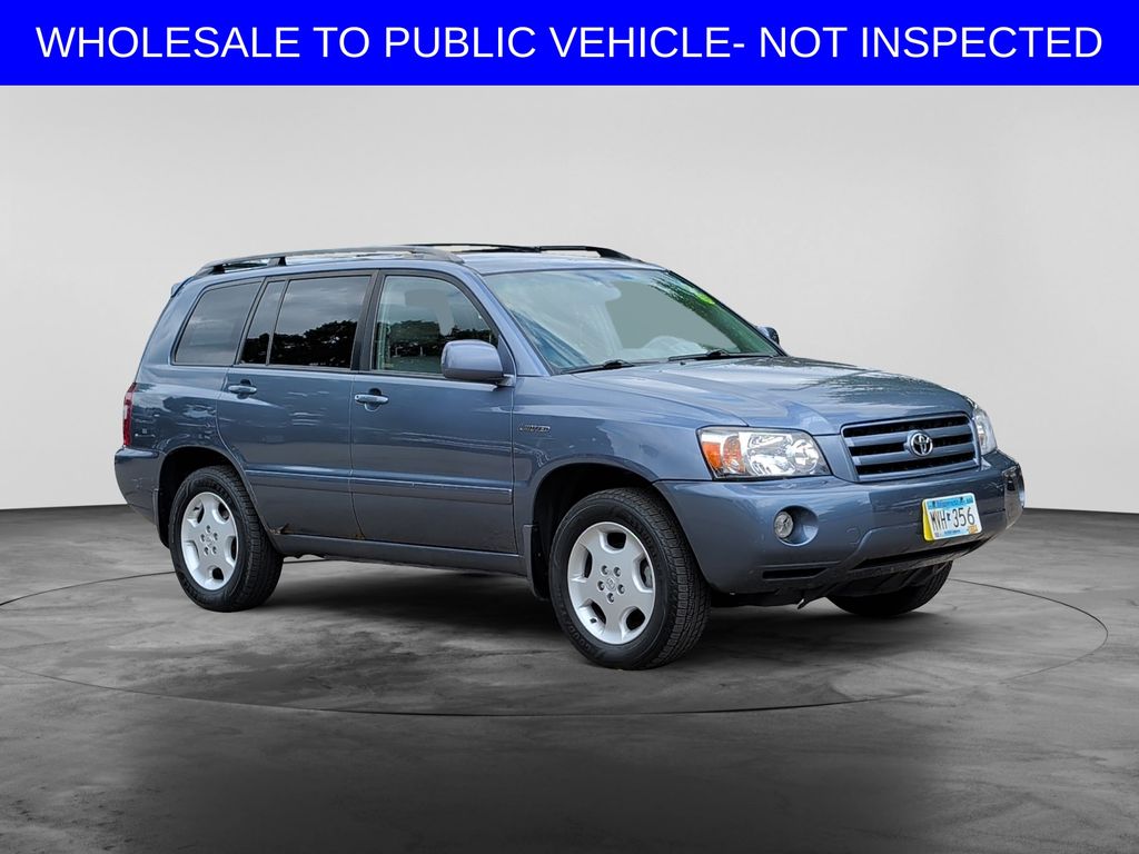 Blue 2005 Toyota Highlander SUV / Crossover All-Wheel Drive 5-Speed Automatic Overdrive