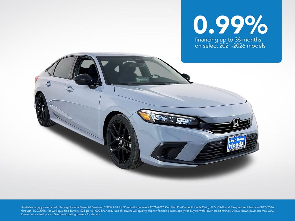 Used Car 2022 Honda Civic  Sport For Sale Under $25,000 In Austin, Texas