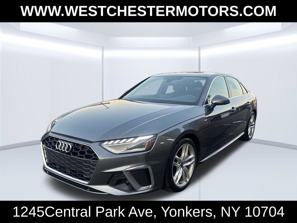Green 2024 Audi A4 Sedan All-Wheel Drive 7-Speed Automatic