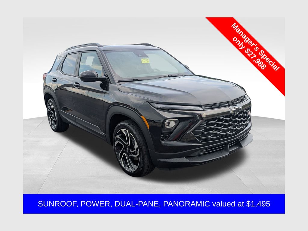 Mosaic Black Metallic 2025 Chevrolet Trailblazer SUV / Crossover Four-Wheel Drive 9-Speed Automatic