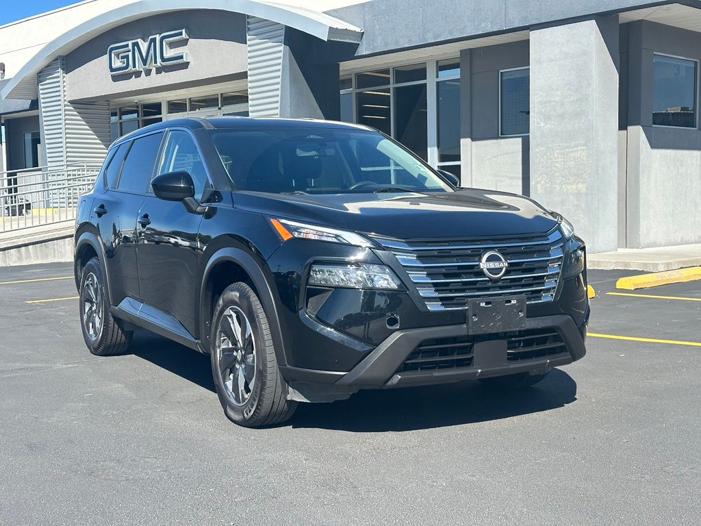 Super Black 2024 Nissan Rogue SUV / Crossover All-Wheel Drive Continuously Variable Transmission