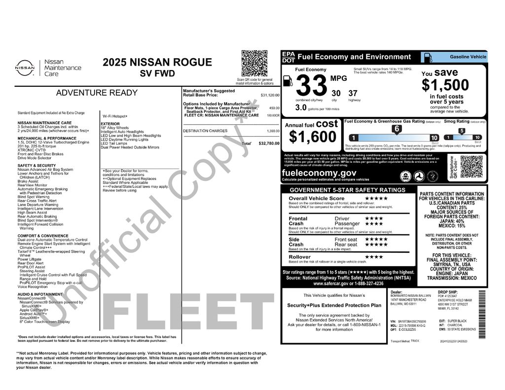 Used 2025 Nissan Rogue SUV