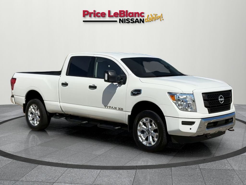 2024 Nissan Titan XD SV White at Browns Ford of Johnstown