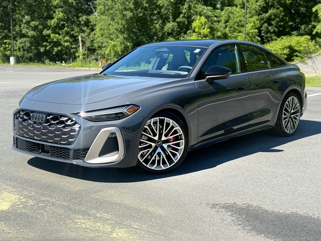 Magnet Gray 2025 Audi S5 3.0T quattro Prestige Sedan All-Wheel Drive 7-Speed Automatic