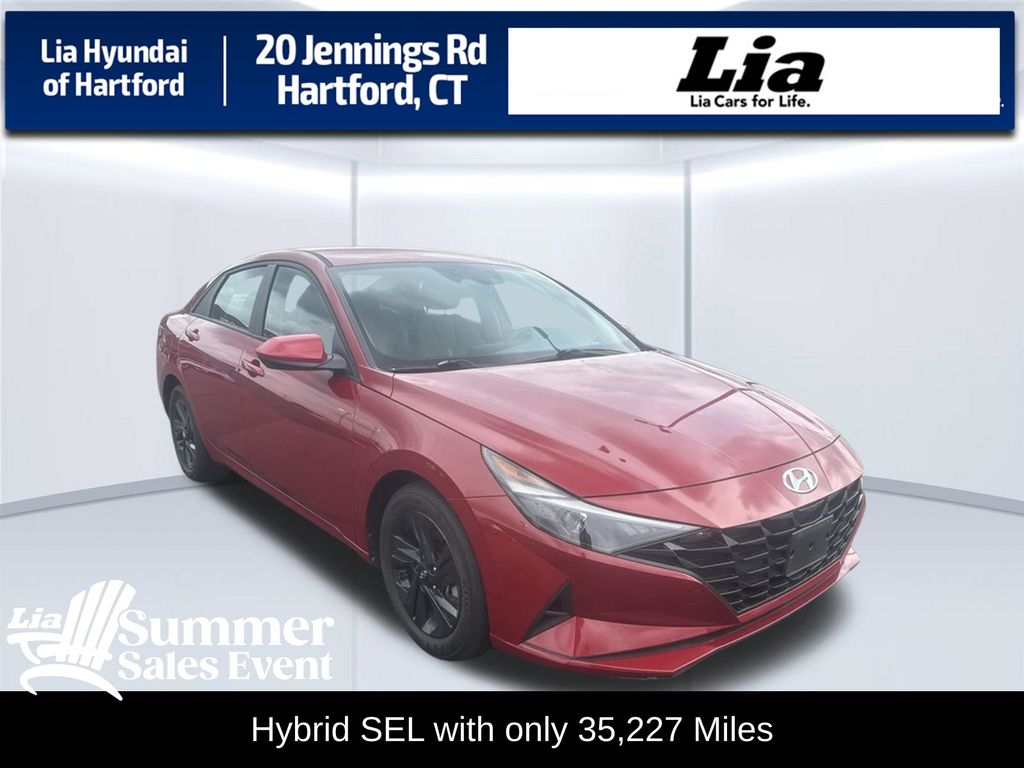 2021 Hyundai Elantra Hybrid Blue FWD