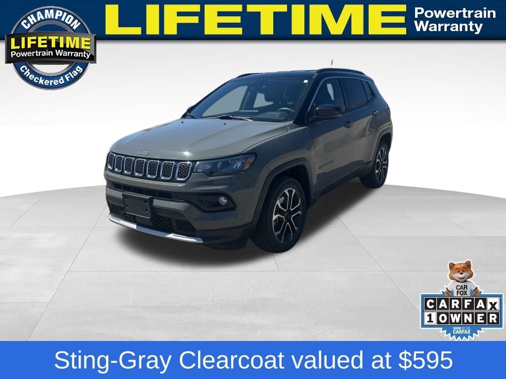 Gray Clearcoat 2023 Jeep Compass SUV / Crossover Four-Wheel Drive 8-Speed Automatic