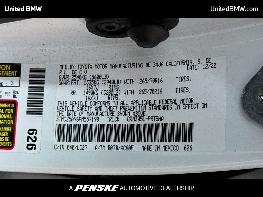 Thumbnail: 2023 Toyota Tacoma - 15