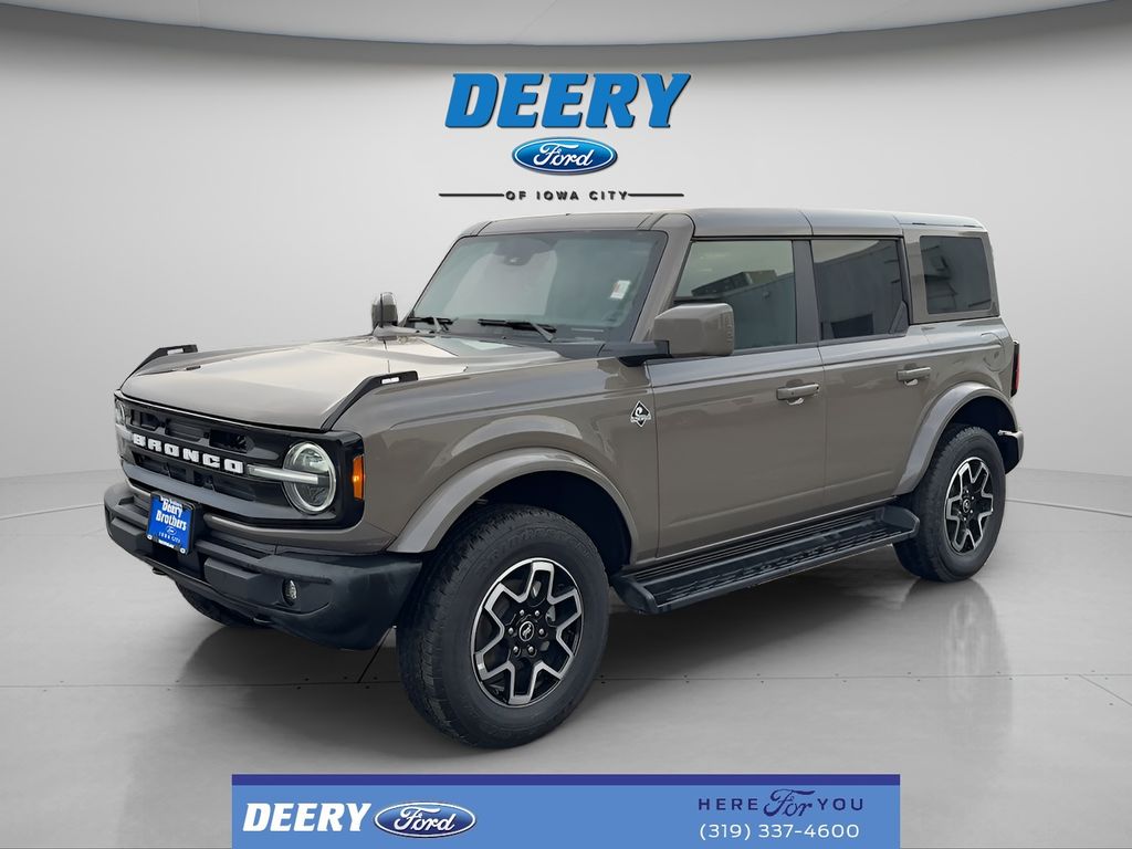 Marsh Gray 2025 Ford Bronco Outer Banks 4-Door 4WD SUV / Crossover Four-Wheel Drive 10-Speed Automatic
