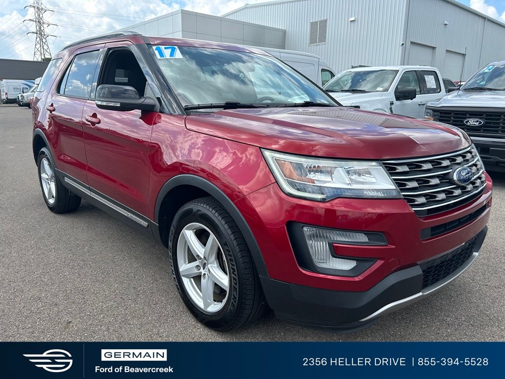 Ruby Red Metallic 2017 Ford Explorer SUV / Crossover All-Wheel Drive 6-Speed Automatic