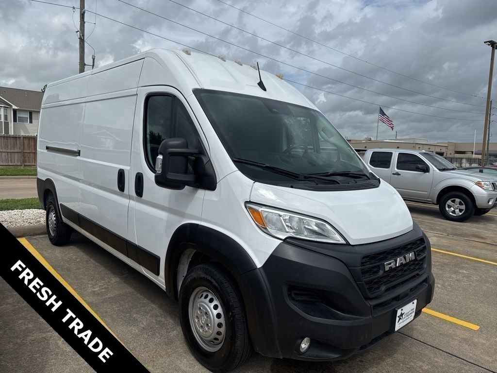 Bright White Clearcoat 2025 RAM ProMaster 2500 Tradesman 159 High Roof Cargo Van FWD Van Front-Wheel Drive 9-Speed Automatic