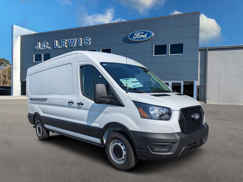 Oxford White 2026 Ford Transit Cargo 250 Medium Roof LB RWD Van Rear-Wheel Drive