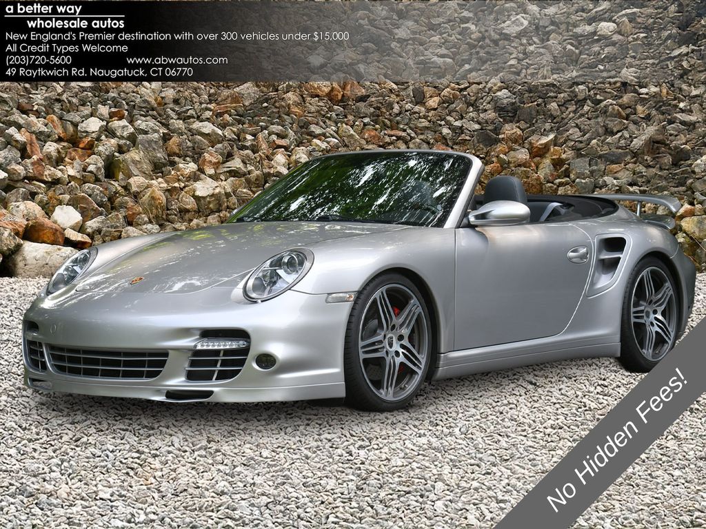Silver 2008 Porsche 911 Convertible All-Wheel Drive 6-Speed Manual Overdrive